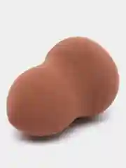 Коричневый спонж в футляре