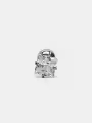 Серебряный серьга - гвоздик для пирсинга из медицинской стали, 1 штука