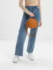 Медный женская сумка, круглая, 5 цветов