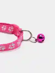 Фуксия ошейник для кошек и собак мелких пород, с колокольчиком