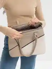 Бежевый сумка женская, искусственная кожа, 2 цвета
