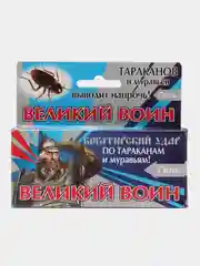 Гель шприц 45 г "Великий воин" от тараканов и муравьев, насекомых