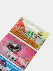 Розовый термоэтикетки для яиц Пасха, термонаклейки, термоусадочная пленка
