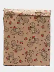 Серебряный ежедневник в деревянной обложке