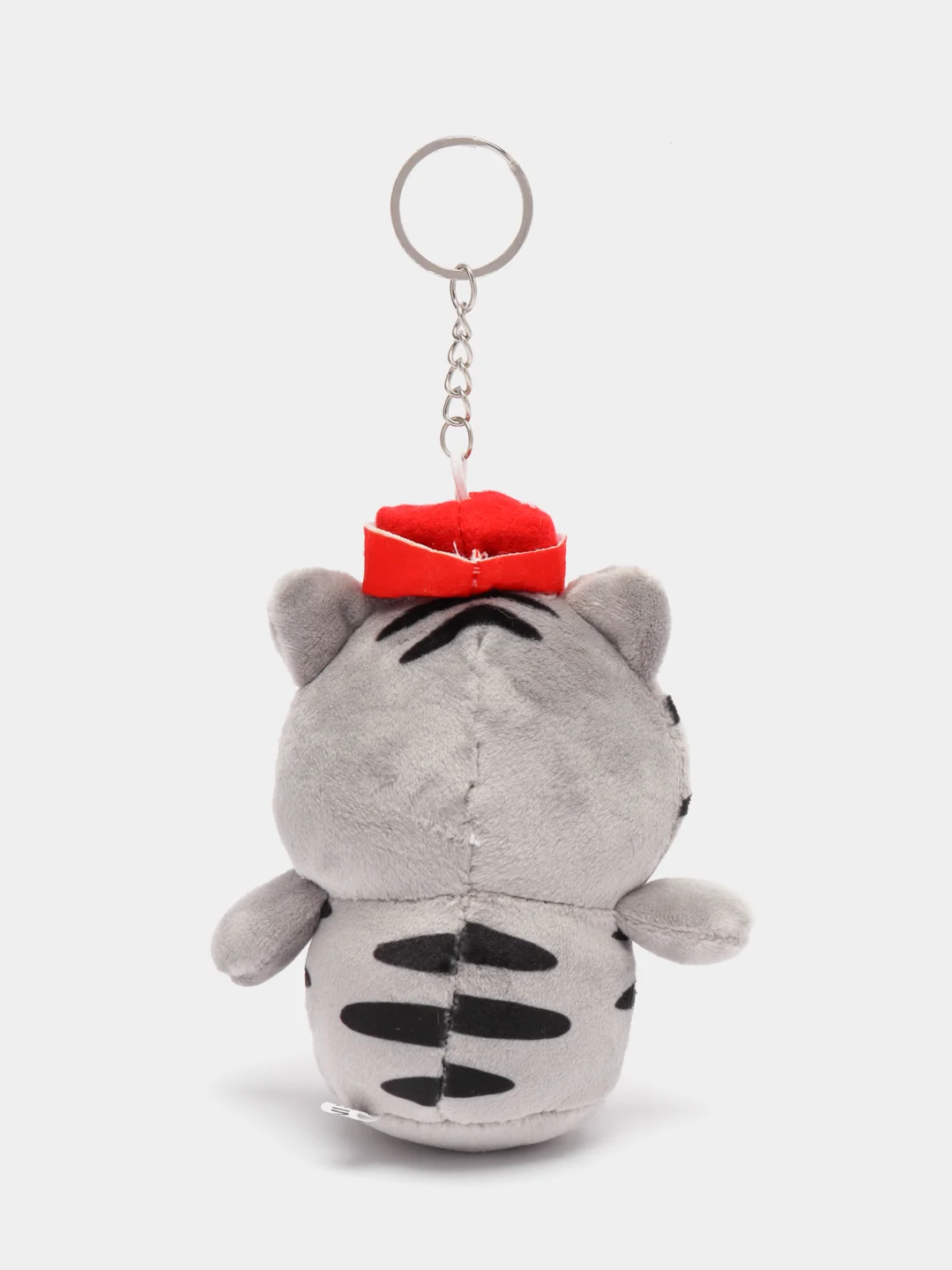 Серый меланж брелок мягкая игрушка мопс, кот, овечка 11 см
