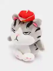 Серый меланж брелок мягкая игрушка мопс, кот, овечка 11 см