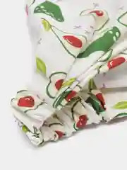 Зеленый косынка детская, летняя, на резинке