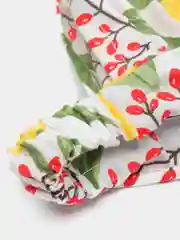 Лимонный косынка детская, летняя, на резинке