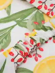 Лимонный косынка детская, летняя, на резинке