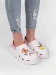 Бежевый сабо женские, с джибитсами