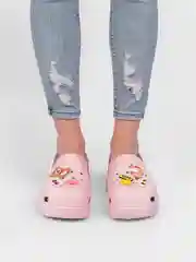 Розовый сабо женские, с джибитсами