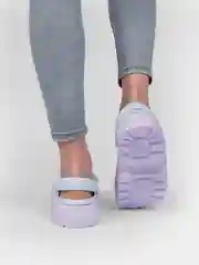 Фиолетовый сабо женские, с джибитсами
