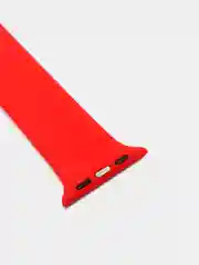Красный силиконовый ремешок для часов Apple Watch 3,4,5,6,7 на 38, 40, 42, 44 мм