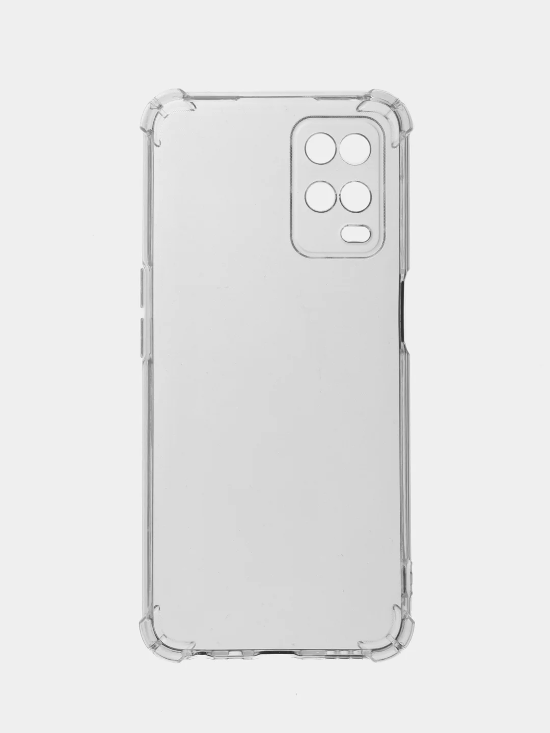 Прозрачный чехол Oppo A54 4G (Оппо А54 4Джи), прозрачный, силиконовый, противоударный