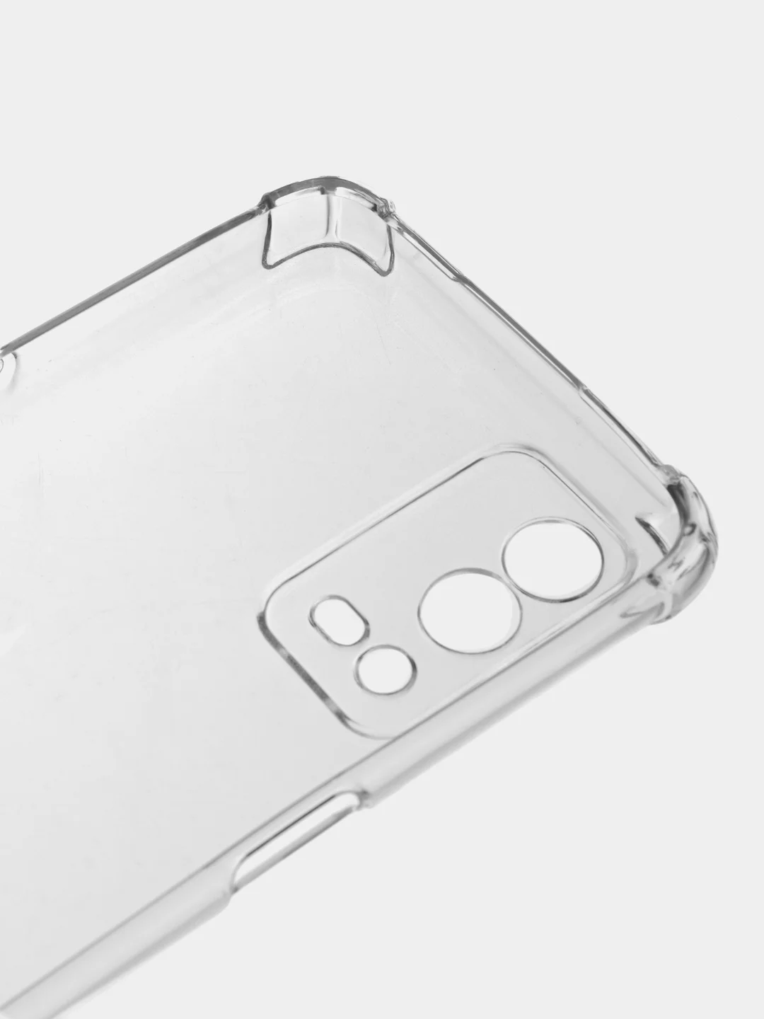 Прозрачный чехол Oppo A55 4G, Оппо А55 4Джи, прозрачный, силиконовый, противоударный