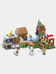 Фуксия конструктор майнкрафт, дом на дереве, деревня Minecraft, дракон, остров сокровищ, крепость