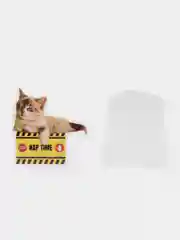 Алый стикеры с котятами, набор из 50 штук