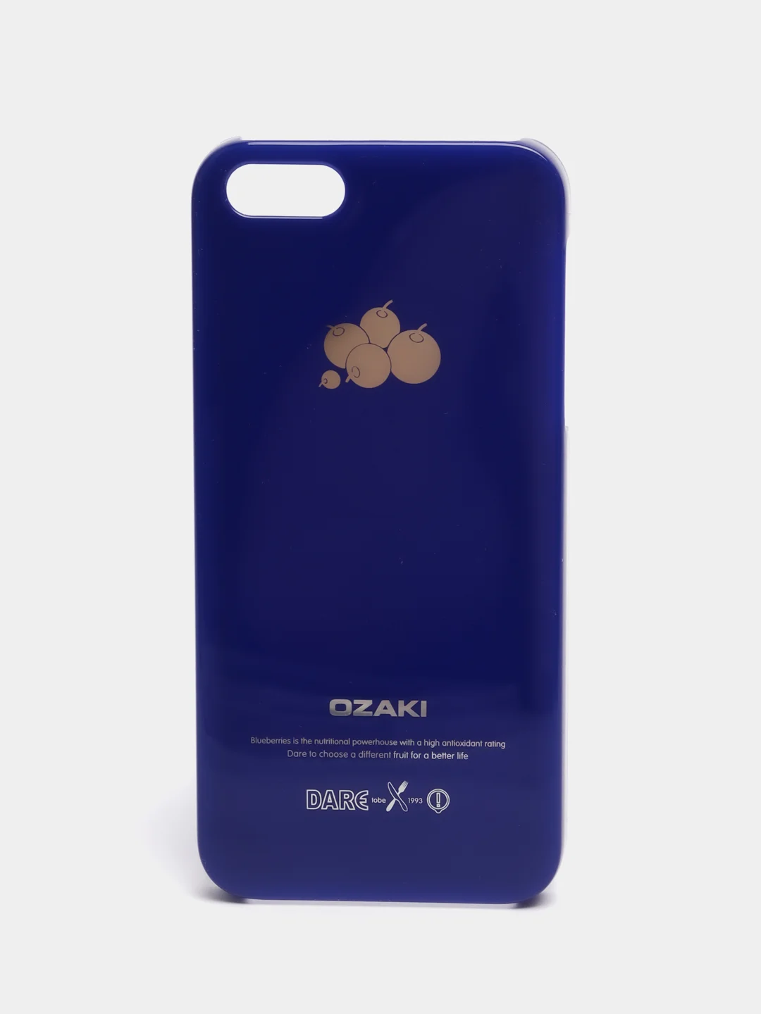 Синий пластиковый чехол для iPhone 5/5S/SE