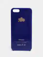 Синий пластиковый чехол для iPhone 5/5S/SE