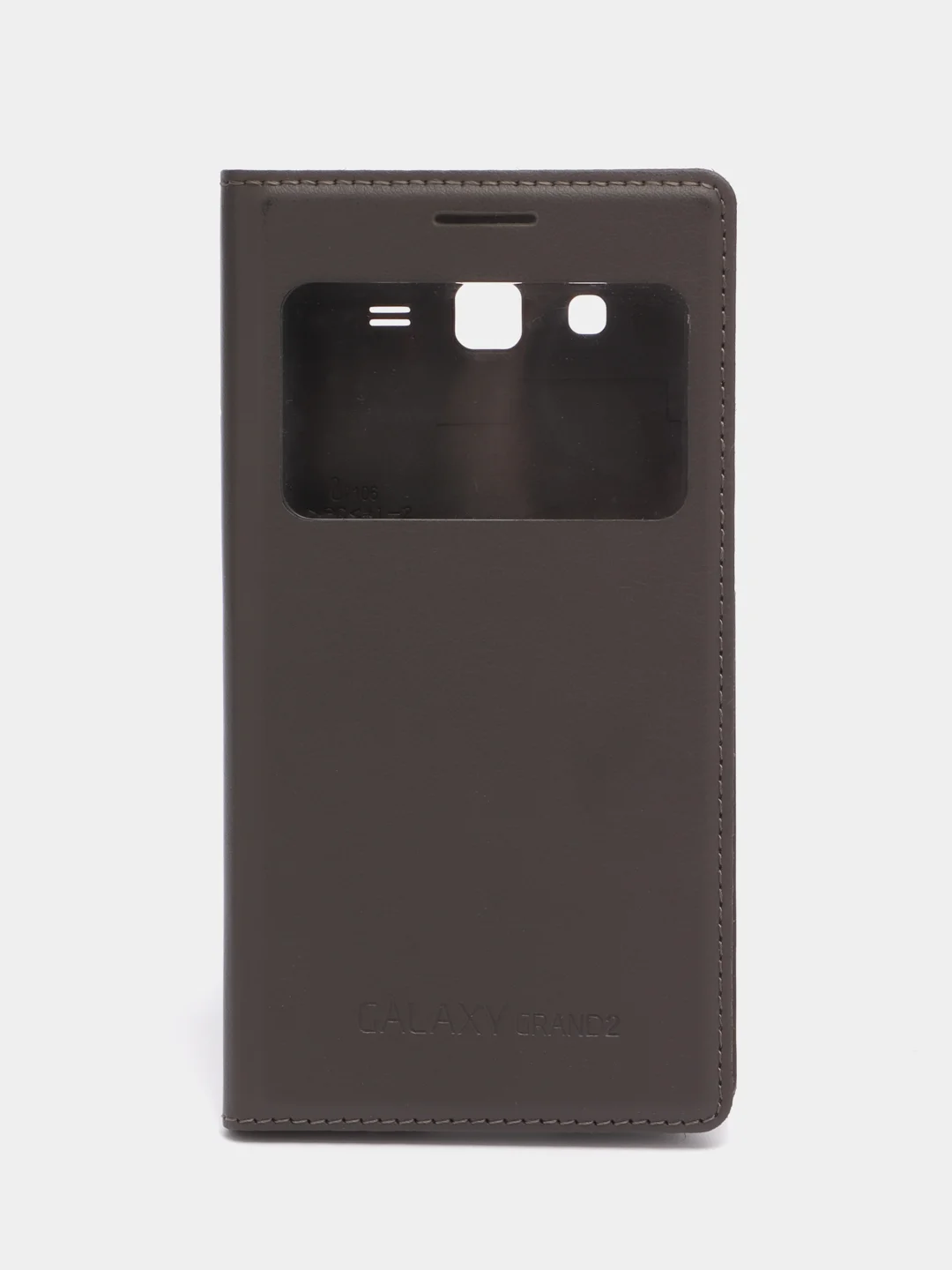 Коричневый чехол-книжка для Samsung Galaxy Grand 2