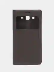 Коричневый чехол-книжка для Samsung Galaxy Grand 2