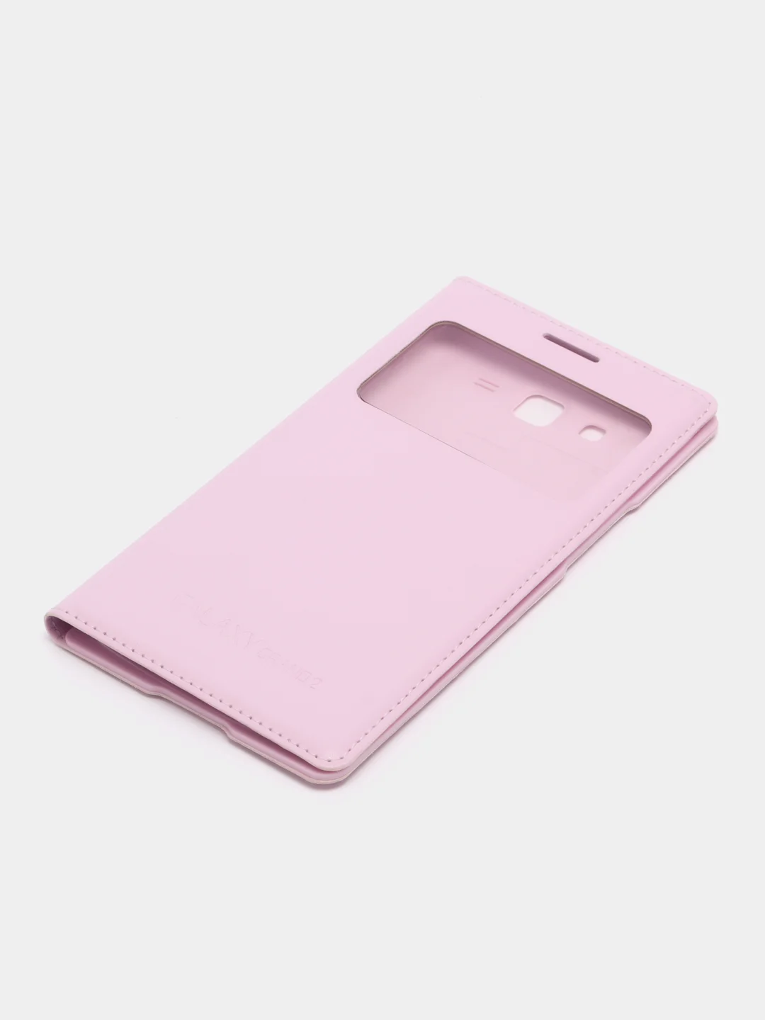 Розовый чехол-книжка для Samsung Galaxy Grand 2