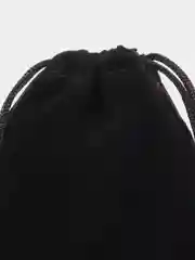 Черный бархатный подарочный мешочек