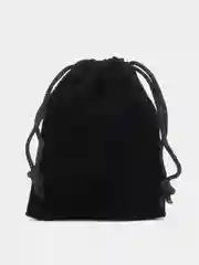 Черный бархатный подарочный мешочек