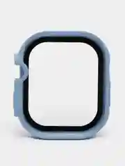 Светло-синий бампер с защитным стеклом для Apple Watch 38/40/41/42/44/45/49