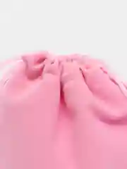 Розовый бархатный подарочный мешочек