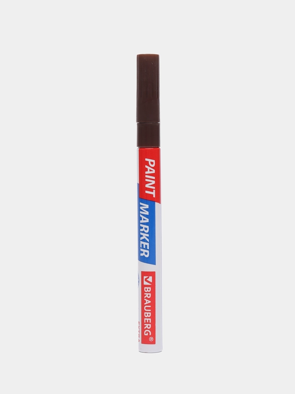Маркер-краска лаковый EXTRA (paint marker) 2 мм, КОРИЧНЕВЫЙ, УСИЛЕННАЯ НИТРО-ОСНОВА