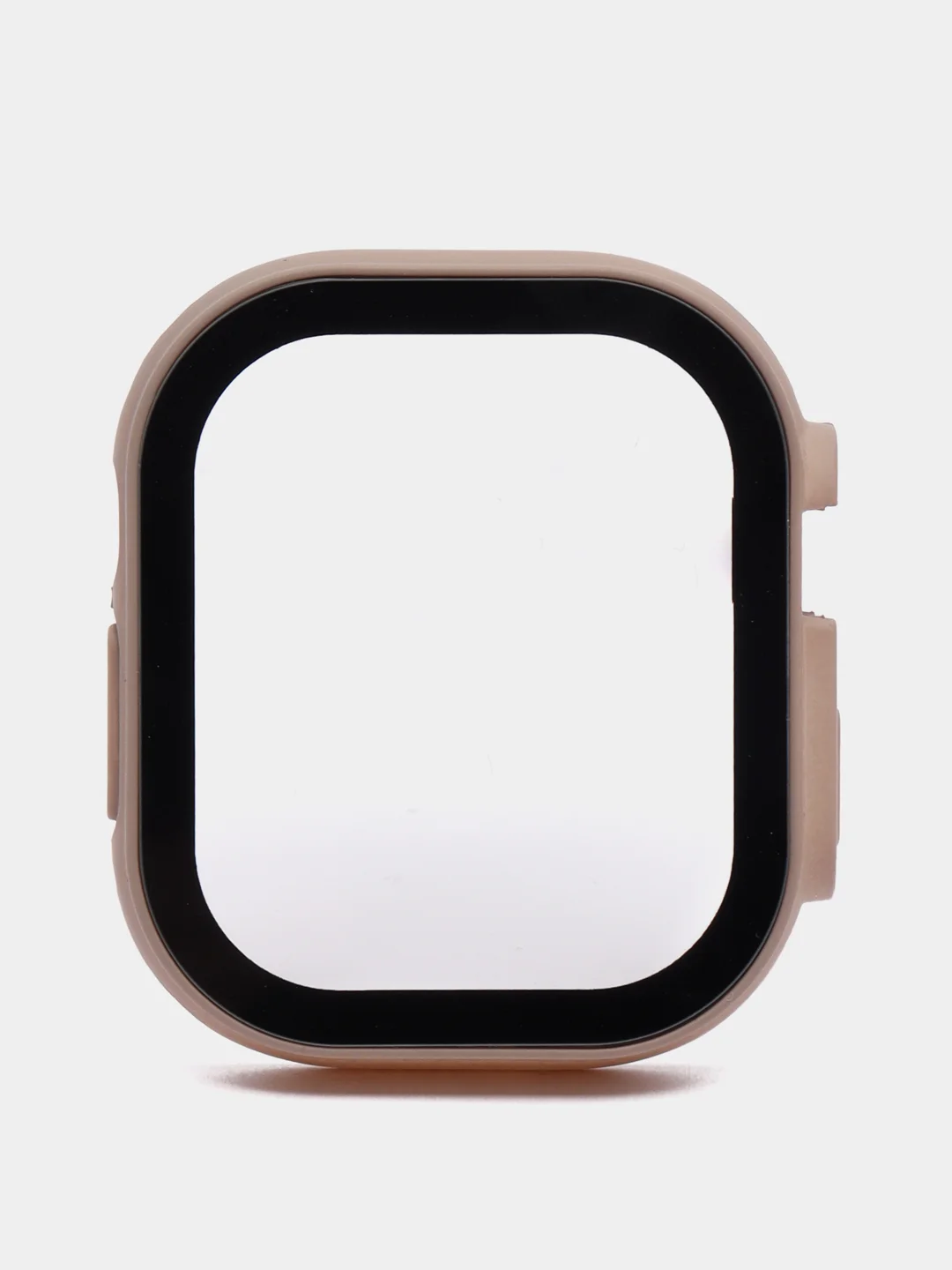 Бежевый меланж бампер с защитным стеклом для Apple Watch 38/40/41/42/44/45/49