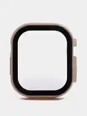 Бежевый меланж бампер с защитным стеклом для Apple Watch 38/40/41/42/44/45/49