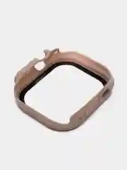 Бежевый меланж бампер с защитным стеклом для Apple Watch 38/40/41/42/44/45/49