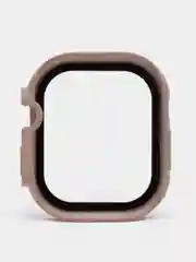 Бежевый меланж бампер с защитным стеклом для Apple Watch 38/40/41/42/44/45/49