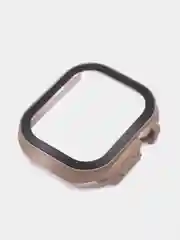 Бежевый меланж бампер с защитным стеклом для Apple Watch 38/40/41/42/44/45/49