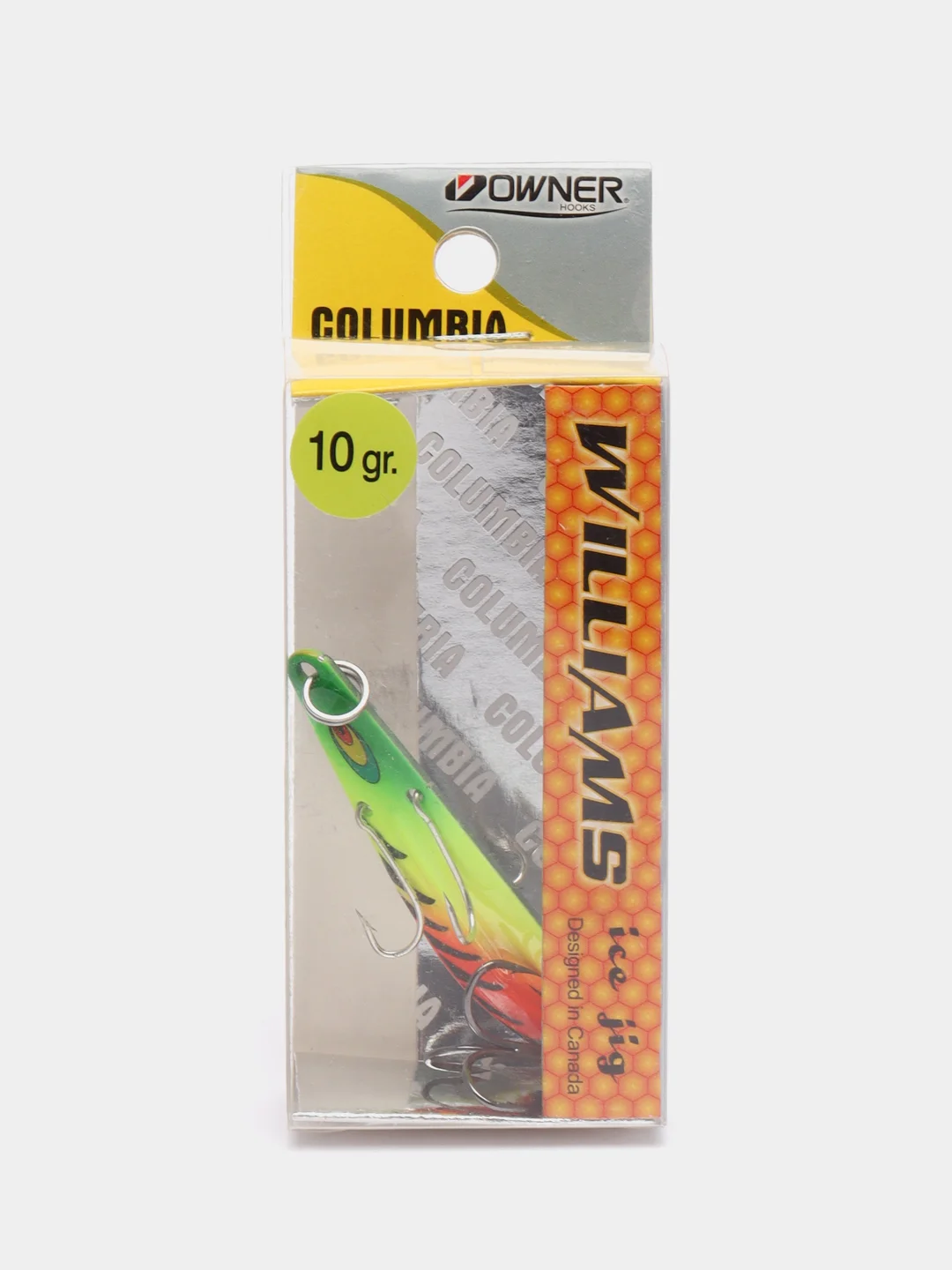 Белый блесна WILLIAMS ICE JIG, 10 г