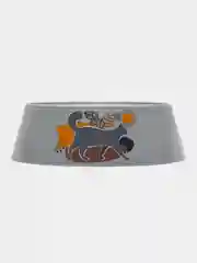 Серый миска для кошек и собак мелких пород, пластик, 0,3 л