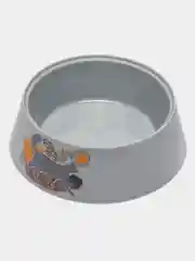 Серый миска для кошек и собак мелких пород, пластик, 0,3 л