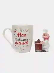 Бирюзовый набор подарочных кружек