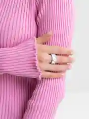 Белый акриловое кольцо с мраморным дизайном, 2 цвета, 17 мм