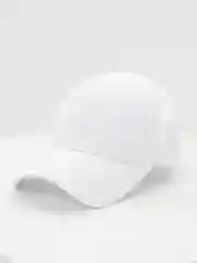 Белый бейсболка, хлопок