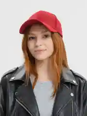 Бордовый бейсболка, хлопок