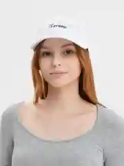 Белый бейсболка Forever