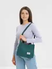 Зеленый сумка женская маленькая вельветовая
