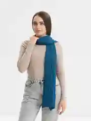 Морской шарф женский "Милена", вязаный, ажурный