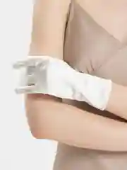 Слоновая кость перчатки свадебные