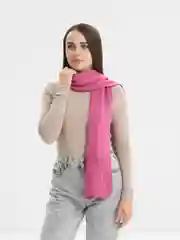 Марсала шарф женский "Карина", вязаный, ажурный, зима-весна