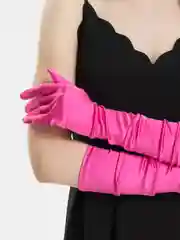 Кораллово-розовый перчатки на свадбу