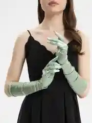 Лайм перчатки на свадбу